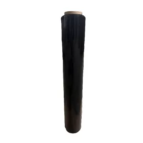   Kézi stretch fólia (Nyújtható, 23 mikron, Fekete), 109m, 1,15kg fólia, 1,5 kg/tekercs