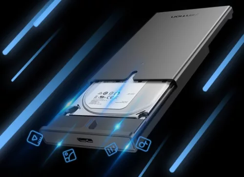 Vention 2.5" SATA HDD (USB 3.0 Micro-B,fekete), ház