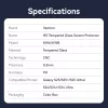 Vention Samsung Galaxy s25+, (HD edzett üveg, pormentesítővel), telefon kijelző védő üveg