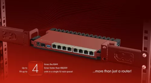 MikroTik RouterBOARD L009UiGS-RM 8xGbE LAN 1x2.5GbE SFP port router