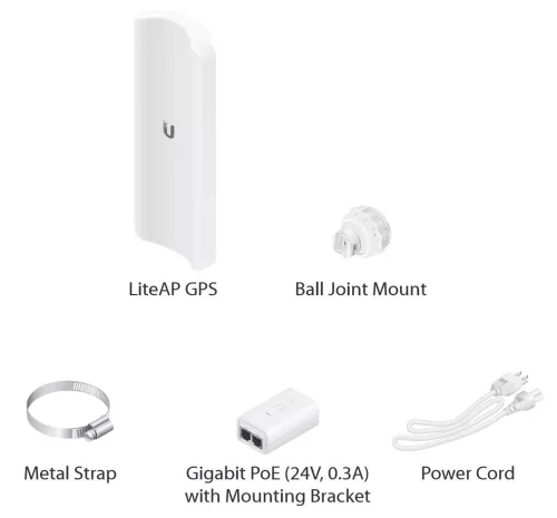 Ubiquiti LiteBeam LAP-GPS 5AC 5GHz 90° 17dBi GPS szektor antenna