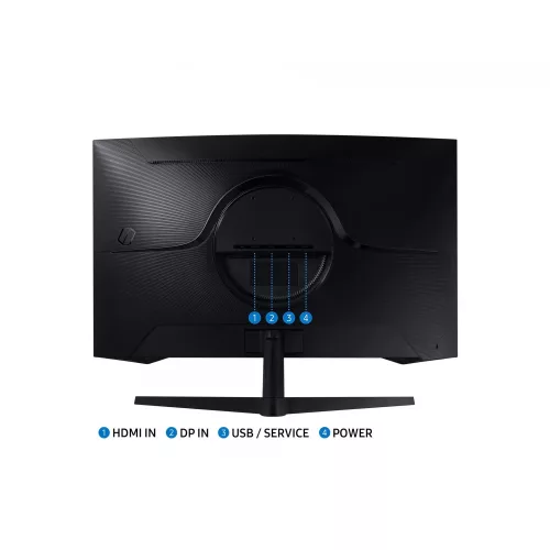 SAMSUNG 32" LS32CG552EUXEN WQHD VA 16:9 1ms ívelt gamer monitor