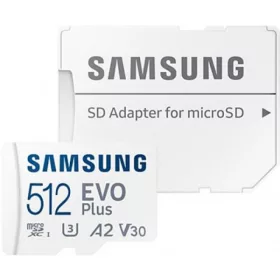 SAMSUNG SD kártya 512GB, EVO PLUS, Blue Wave, 160MB/s