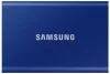 SAMSUNG SSD Külső, 2TB, T7, Kék, USB3.2/USB Type-C