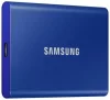 SAMSUNG SSD Külső, 2TB, T7, Kék, USB3.2/USB Type-C