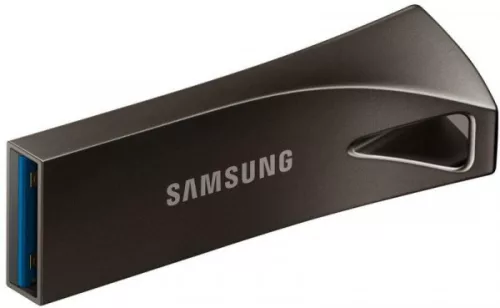 SAMSUNG Pendrive 128GB, Bar PLUS, Titán Szürke