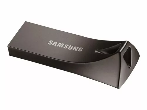 SAMSUNG Pendrive 256GB, Bar PLUS, Titán Szürke