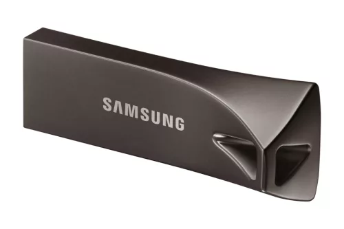 SAMSUNG Pendrive 512GB, Bar PLUS, Titán Ezüst