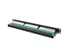 Lanberg PPU6-1048-B 19" 1U Cat.6 UTP 48port árnyékolatlan fekete patch panel