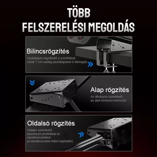 PXN Z9 kormánybázis tartókonzol