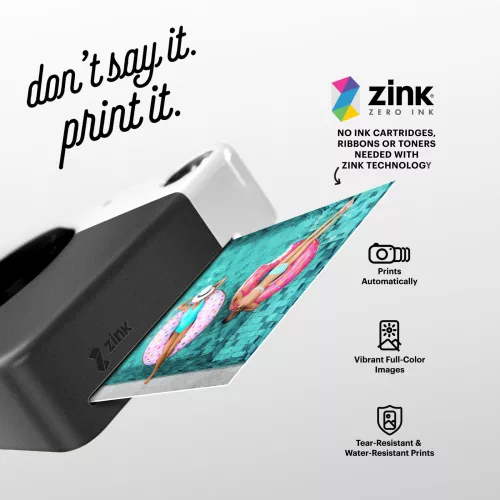 Kodak Printomatic instant fényképezőgép Zink 2x3 fekete