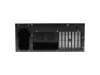 Lanberg SC01-3504-10B 19" 4U SZÉL:430mm MÉLY:350mm MAG:177mm táp nélküli rack szerver ház