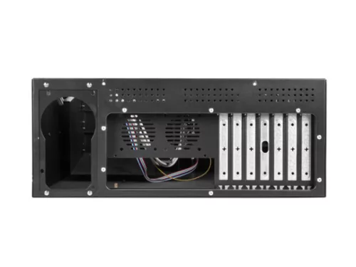 Lanberg SC01-4504-08B 19" 4U SZÉL:430mm MÉLY:450mm MAG:177mm táp nélküli rack szerver ház