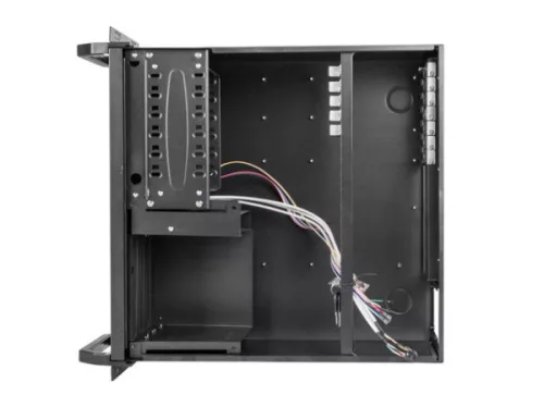 Lanberg SC01-4504-08B 19" 4U SZÉL:430mm MÉLY:450mm MAG:177mm táp nélküli rack szerver ház