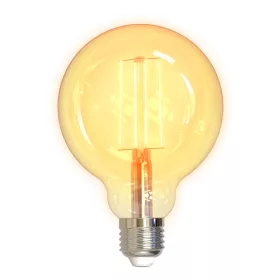   Deltaco SMART HOME SH-LFE27G95 izzó LED, E27, volfrám, WIFI, 5.5W, fehér, szabályozható