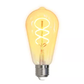   Deltaco SMART HOME SH-LFE27ST64S izzó LED, E27, volfrám, spirál, WIFI, 5.5W, fehér, szabályozható