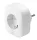 Deltaco SMART HOME SH-P01E aljzat energiafigyelővel, WIFI, 2.4GHz, fehér
