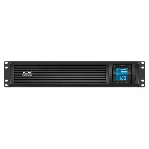 APC SMC1500I-2UC Smart-UPS C 1500VA 900W LCD 230V 2U Rack Smart Connect szünetmentes tápegység