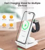 Choetech 3-1ben (Mágneses Wireless,fehér), töltő