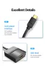 Vention USB-C -> HDMI (fekete, ABS type), 0,15m, Adapter