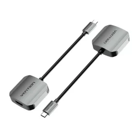   Vention USB-C -> VGA (0,15m Szürke Aluminum Ötvözet) konverter