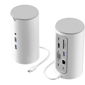   Vention USB-C -> HDMI/VGA/USB 3.1 Gen 1-C/USB 3.0x3/RJ45/SD/TF/TRRS 3.5mm/PD/DC,  0.25M, dokkoló
