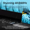Vention USB-C -> DP/HDMI/USB 3.0*2/USB 2.0/RJ45/SD/TF/PD MST, dokkoló