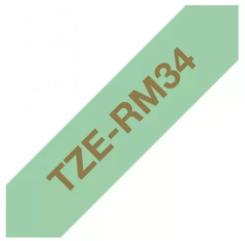 Brother TZe-RM34 12 mm széles 4 m hosszú szövetszalag