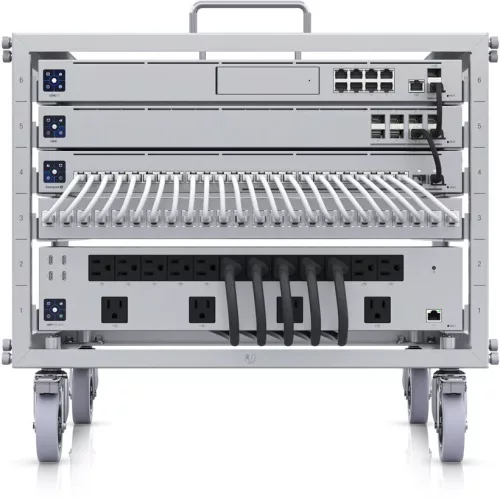 Ubiquiti U-Rack-6U-TL 19 6U 460mm mély nyitott mini rack szekrény