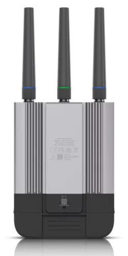 Ubiquiti UMR-Industrial 2xGbE LAN 1xnanoSIM IoT 4G/LTE CAT4 beltéri/kültéri Vezeték nélküli ipari mobil router