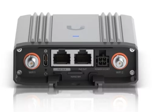 Ubiquiti UMR-Industrial 2xGbE LAN 1xnanoSIM IoT 4G/LTE CAT4 beltéri/kültéri Vezeték nélküli ipari mobil router
