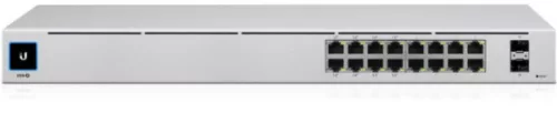 Ubiquiti UniFi USW-16-POE Gen2 16port GbE LAN 8x PoE+ 2xGbE SFP port L2 menedzselhető switch
