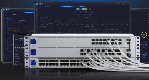 Ubiquiti UniFi USW-24-POE Gen2 24port GbE LAN 16x PoE+ 2xGbE SFP port L2 menedzselhető switch