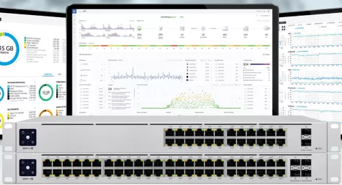 Ubiquiti UniFi USW-PRO-24-POE Gen2 24port GbE LAN 16xPoE+ 8xPoE++ 2xSFP+ port L3 menedzselhető switch