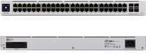 Ubiquiti UniFi USW-PRO-48-POE Gen2 48port GbE LAN 40xPoE+ 8xPoE++ 4xSFP+ port L3 menedzselhető switch