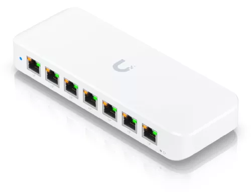 Ubiquiti UniFi USW-Ultra 8xGbE LAN port 7x PoE+ (52W) L2 menedzselhető switch
