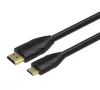 Vention mini HDMI/M -> HDMI/M, (fekete) 2m, kábel