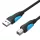 Vention USB-A 2.0 -> USB-B 2.0 (fekete), 8m, kábel