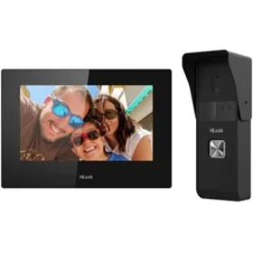   HiLook VI-K23P /7 Wifi PoE beltéri/2MP 4 vezetékes kültéri/Felületre szerelhető/ egylakásos Hybrid kaputelefon szett