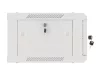 Lanberg WF01-6404-10S 19" 4U SZÉL:600mm MÉLY:450mm MAG:290mm lapraszerelt üvegajtós szürke fali rack szekrény