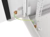 Lanberg WF01-6404-10S 19" 4U SZÉL:600mm MÉLY:450mm MAG:290mm lapraszerelt üvegajtós szürke fali rack szekrény