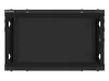 Lanberg WF01-6406-10B 19" 6U SZÉL:600mm MÉLY:450mm MAG:379mm lapraszerelt üvegajtós fekete fali rack szekrény