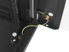 Lanberg WF01-6406-10B 19" 6U SZÉL:600mm MÉLY:450mm MAG:379mm lapraszerelt üvegajtós fekete fali rack szekrény