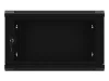Lanberg WF01-6406-23B 19" 6U SZÉL:600mm MÉLY:450mm MAG:379mm lapraszerelt perforált ajtós fekete fali rack szekrény