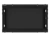 Lanberg WF01-6606-10B 19" 6U SZÉL:600mm MÉLY:600mm MAG:379mm lapraszerelt üvegajtós fekete fali rack szekrény