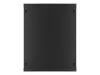 Lanberg WF01-6615-10B 19" 15U SZÉL:600mm MÉLY:600mm MAG:774mm lapraszerelt üvegajtós fekete fali rack szekrény