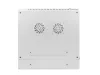 Lanberg WF02-6612-10S 19" 12U SZÉL:600mm MÉLY:600mm MAG:640mm lapraszerelt üvegajtós szürke kétrészes fali rack szekrény