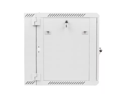 Lanberg WF02-6612-10S 19" 12U SZÉL:600mm MÉLY:600mm MAG:640mm lapraszerelt üvegajtós szürke kétrészes fali rack szekrény