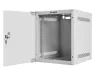 Lanberg WF10-2306-10S 10" 6U SZÉL:280mm MÉLY:310mm MAG:336mm lapraszerelt üvegajtós szürke fali rack szekrény